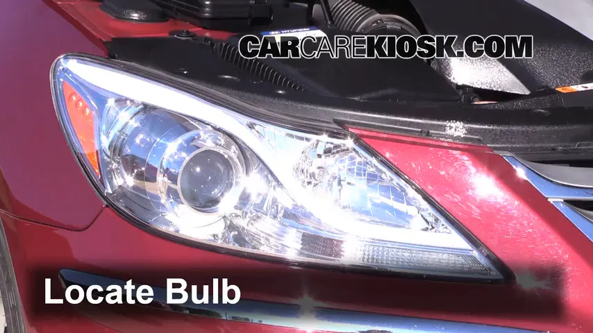 2013 Hyundai Genesis 3.8 3.8L V6 Lights Turn Signal - Front (replace bulb)